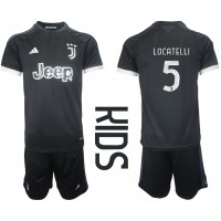 Juventus Manuel Locatelli #5 Replica Third Minikit 2023-24 Short Sleeve (+ pants)